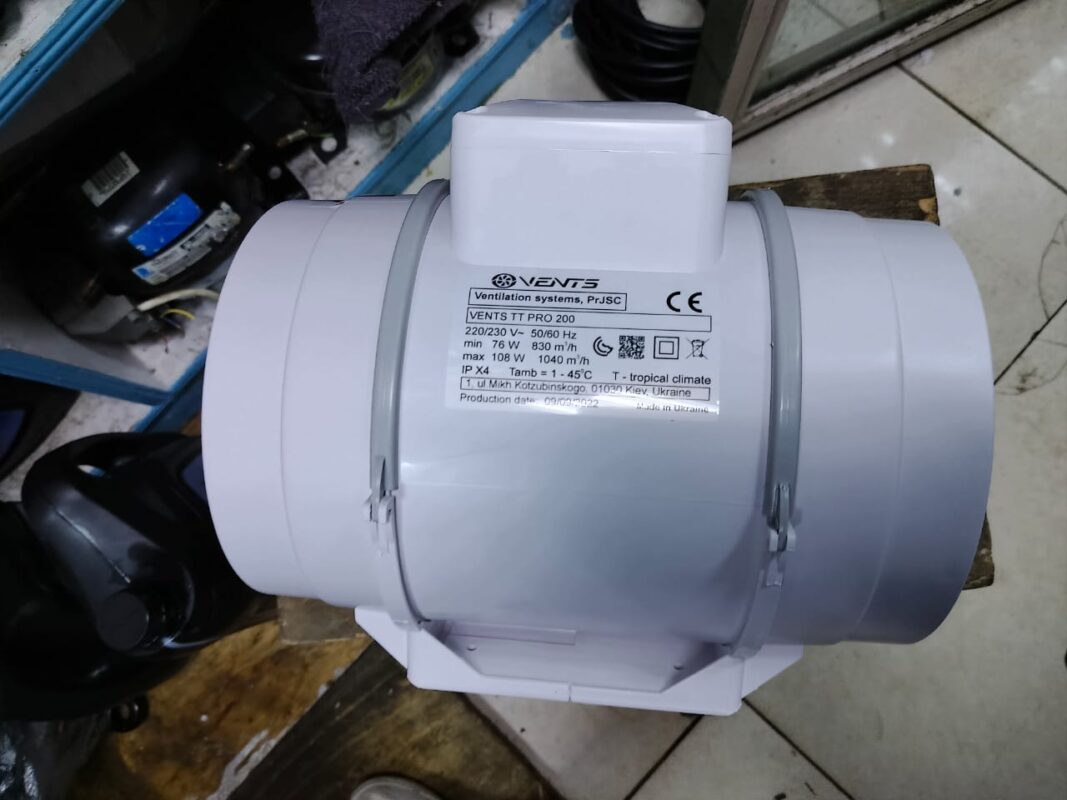 315mm PVC Inline Duct Fans - Coolmass Refrigeration