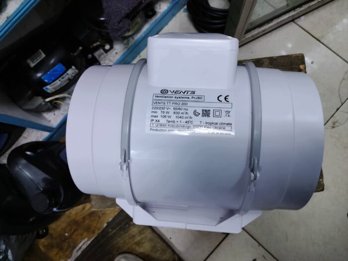 Inline duct fan PVC Inline duct fan PVC