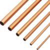 Straight copper pipes and sizes