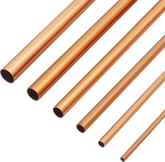 Straight copper pipes and sizes Straight copper pipes and sizes